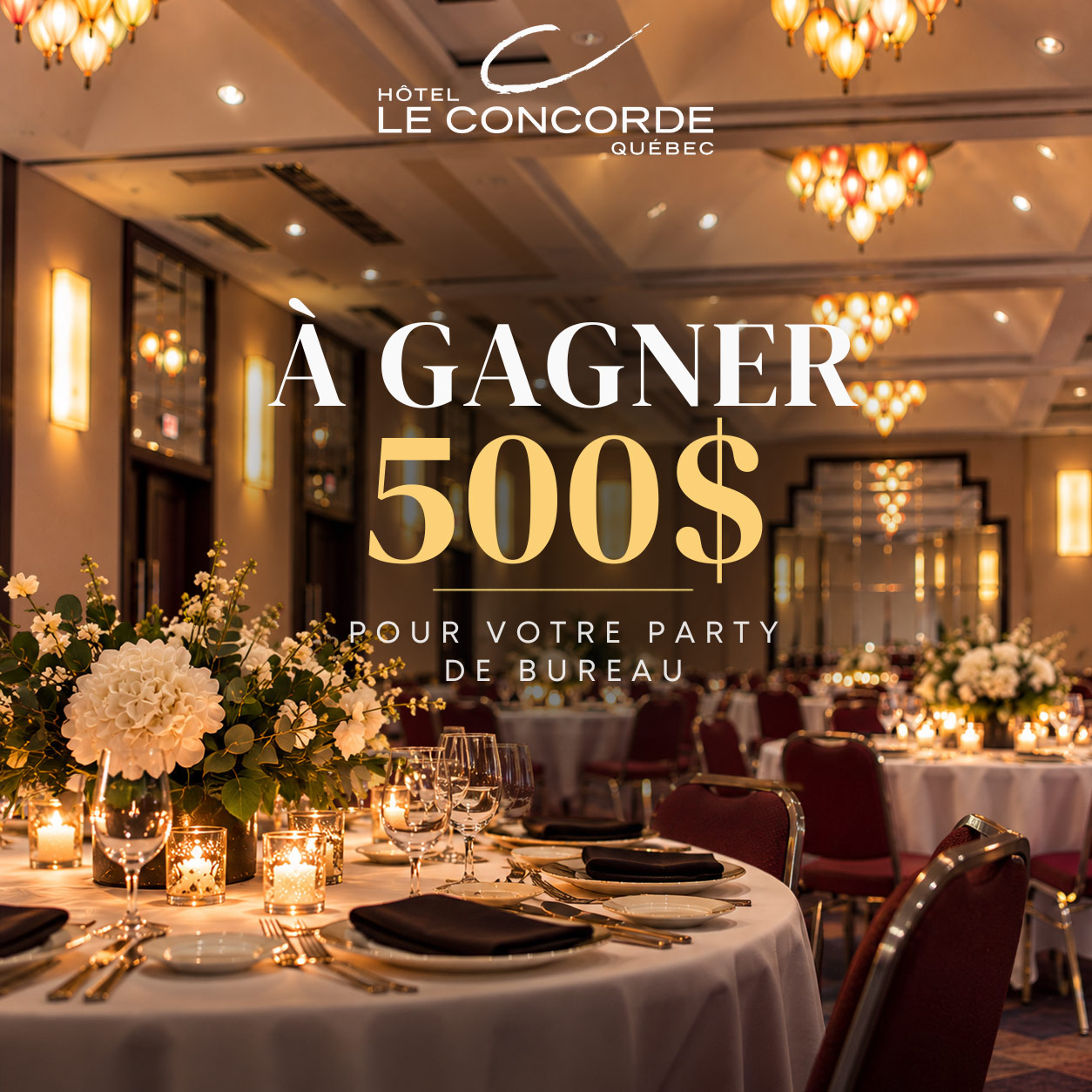 Le Concorde paie une partie de votre party de bureau!